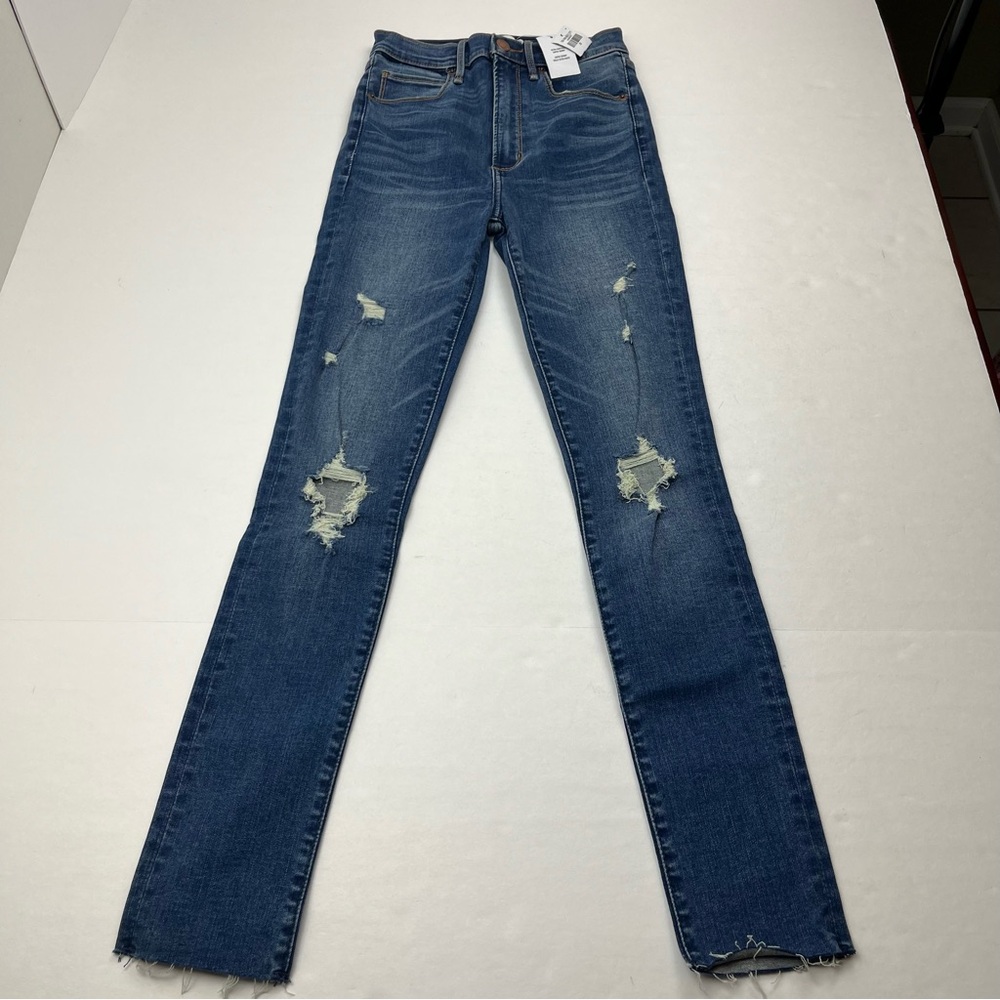 Abercrombie & Fitch Super Skinny Ultra High Rise Womens Size 25 / 0 Reg Jean NEW